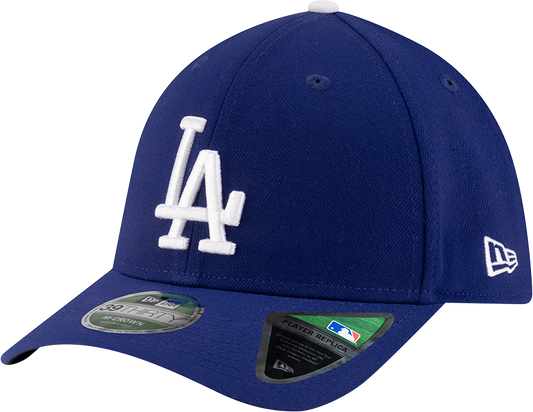 Los Angeles Dodgers New Era M-Crown 39Thirty Player Replica Blue Flex Fit Hat Official Team Hat Sports Fan Cap Official NFL Team Hat Football Fan Cap