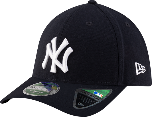 New York Yankees New Era M-Crown Player Replica 39Thirty Navy Flex Fit Hat Official Team Hat Sports Fan Cap Official NFL Team Hat Football Fan Cap