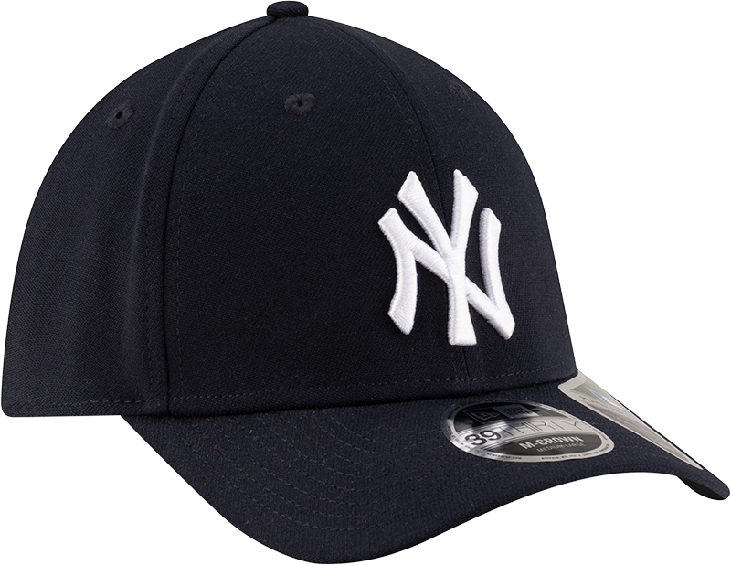 New York Yankees New Era M-Crown Player Replica 39Thirty Navy Flex Fit Hat Official Team Hat Sports Fan Cap Official NFL Team Hat Football Fan Cap