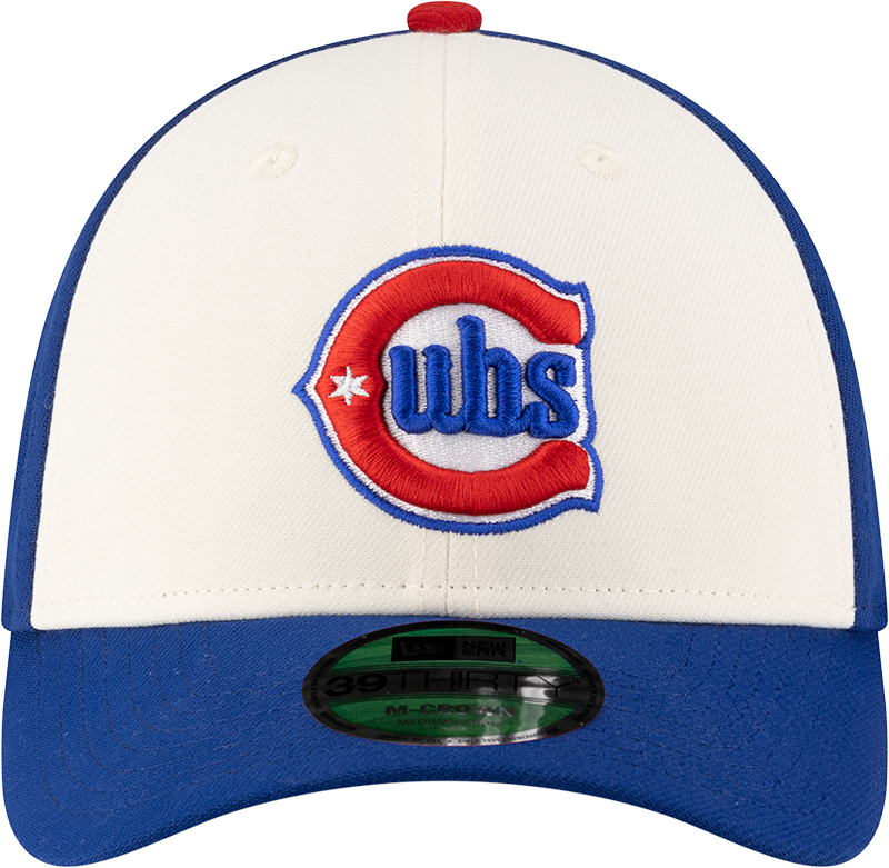 Chicago Cubs New Era M-Crown 39Thirty Alternate 2 Player Replica Blue Flex Fit Hat Official Team Hat Sports Fan Cap Official NFL Team Hat Football Fan Cap