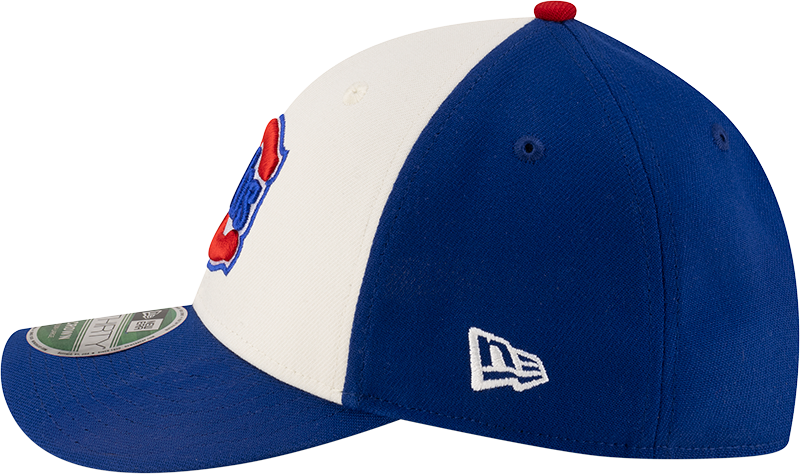 Chicago Cubs New Era M-Crown 39Thirty Alternate 2 Player Replica Blue Flex Fit Hat Official Team Hat Sports Fan Cap Official NFL Team Hat Football Fan Cap