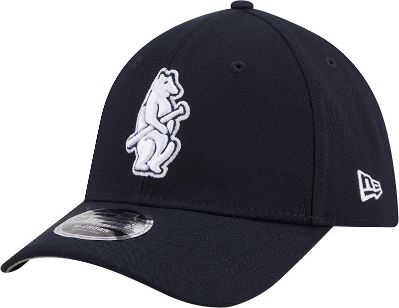 Chicago Cubs Cooperstown Collection 14 New Era M-Crown 39Thirty Navy Flex Fit Hat Official Team Hat Sports Fan Cap Official NFL Team Hat Football Fan Cap