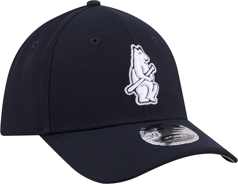 Chicago Cubs Cooperstown Collection 14 New Era M-Crown 39Thirty Navy Flex Fit Hat Official Team Hat Sports Fan Cap Official NFL Team Hat Football Fan Cap