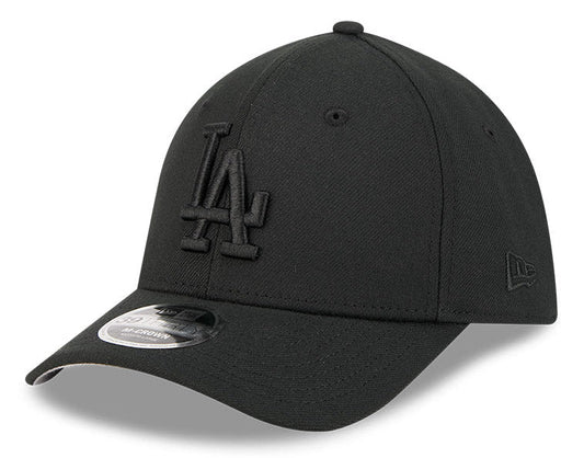 Los Angeles Dodgers M-Crown 39Thirty Tonal Black Flex Fit Hat Official Team Hat Sports Fan Cap Official NFL Team Hat Football Fan Cap