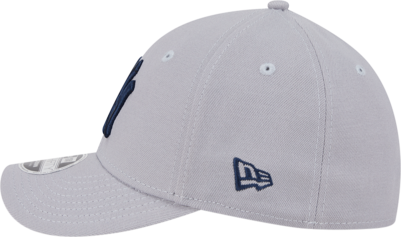 New York Yankees New Era M-Crown 39Thirty Gray Flex Fit Hat Official Team Hat Sports Fan Cap Official NFL Team Hat Football Fan Cap