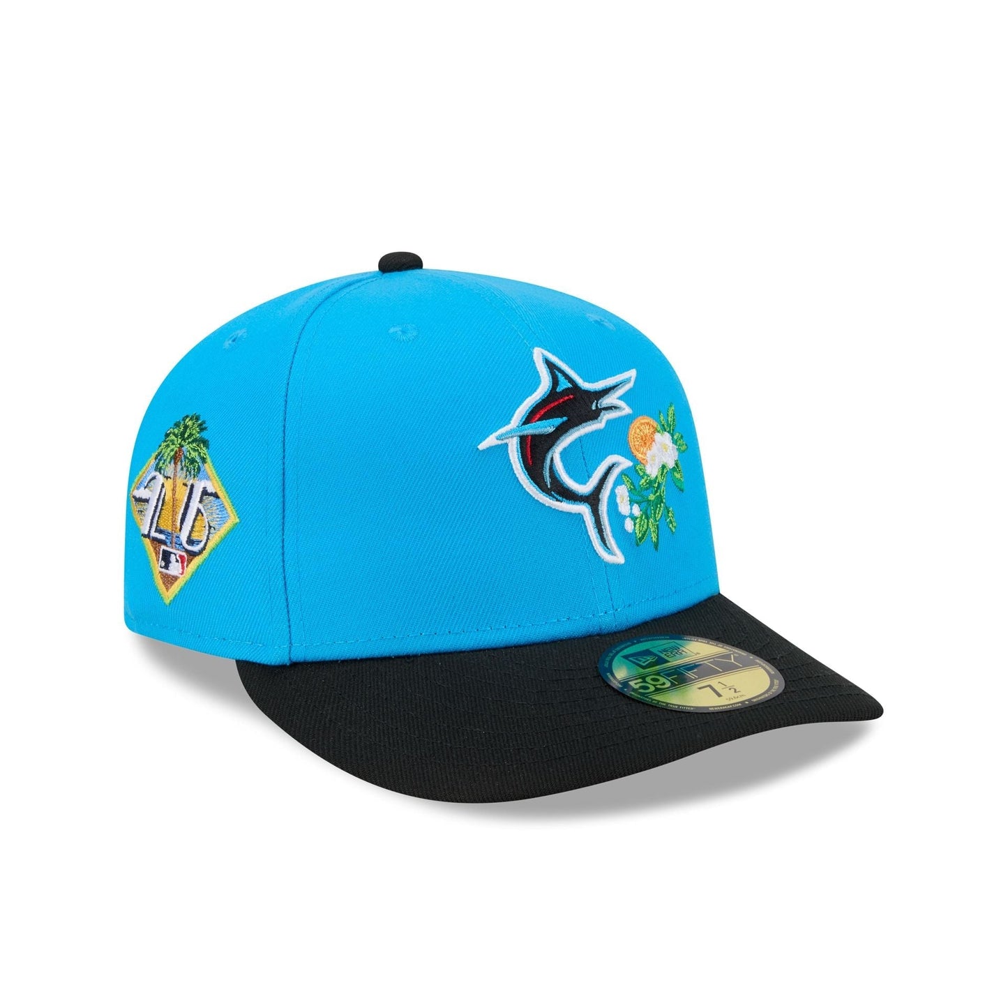 Miami Marlins MLB Spring Training 2026 59FIFTY Fitted New Era Official Team Hat Sports Fan Cap Official NFL Team Hat Football Fan Cap