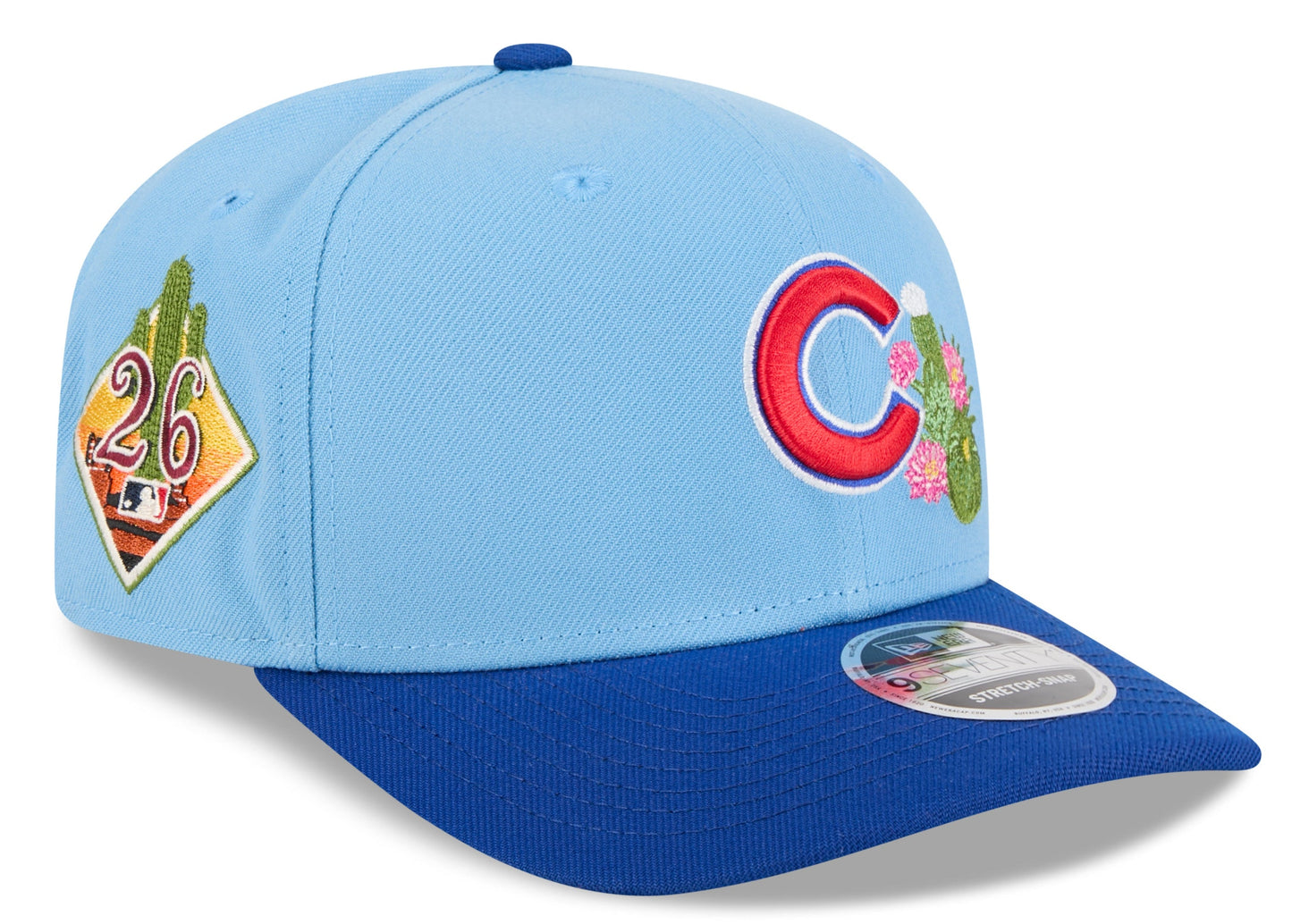 Chicago Cubs New Era 2026 Spring Training 9SEVENTY Stretch Snap Adjustable Hat - Blue Official Team Hat Sports Fan Cap Official NFL Team Hat Football Fan Cap