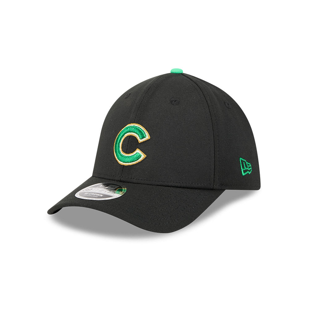 Chicago Cubs New Era M-Crown 39Thirty St. Patrick's Day Flex Fit Hat Official Team Hat Sports Fan Cap Official NFL Team Hat Football Fan Cap