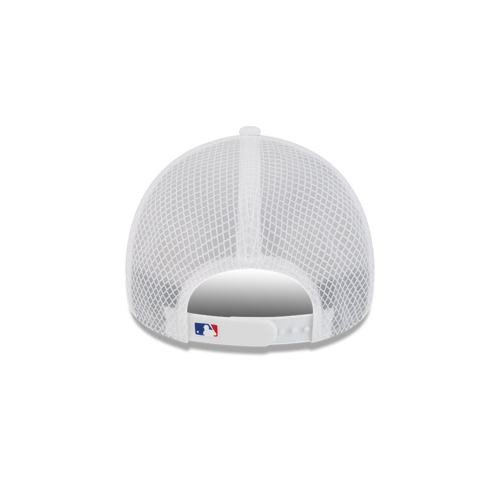 Chicago Cubs New Era 2026 Batting Practice 9Forty APEX "C" Logo Snap Adjustable Hat-White Official Team Hat Sports Fan Cap Official NFL Team Hat Football Fan Cap