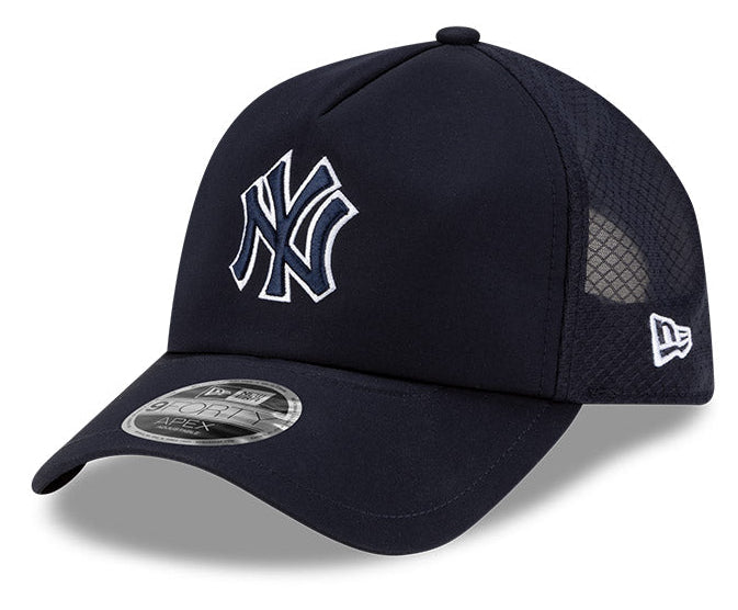 New York Yankees New Era Batting Practice 2026 9Forty APEX Snap Adjustable Hat-Navy Official Team Hat Sports Fan Cap Official NFL Team Hat Football Fan Cap