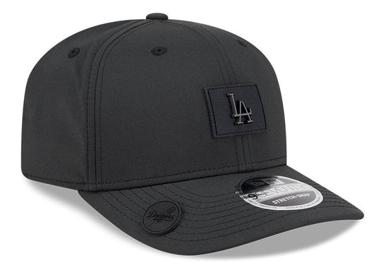 Los Angeles Dodgers New Era 2026 Clubhouse 9SEVENTY Stretch Snap Adjustable Hat-Black Tonal Official Team Hat Sports Fan Cap Official NFL Team Hat Football Fan Cap