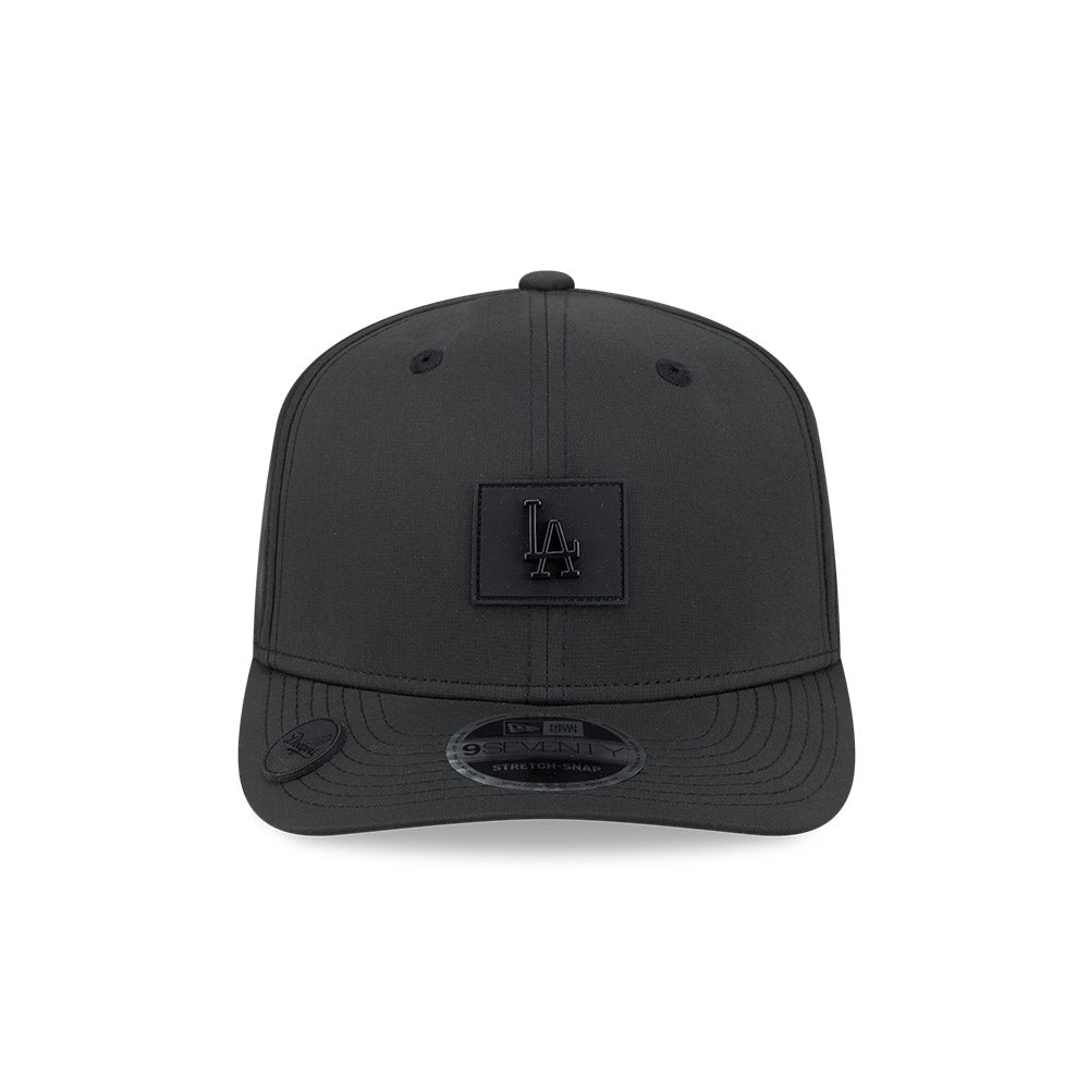 Los Angeles Dodgers New Era 2026 Clubhouse 9SEVENTY Stretch Snap Adjustable Hat-Black Tonal Official Team Hat Sports Fan Cap Official NFL Team Hat Football Fan Cap
