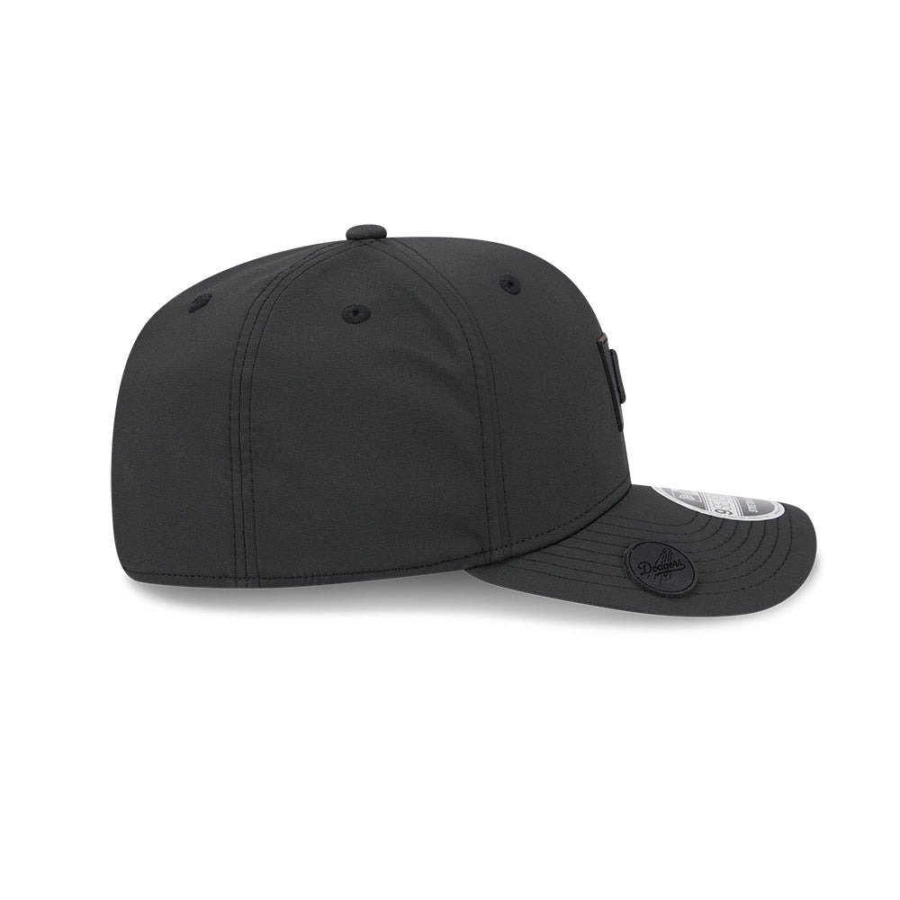 Los Angeles Dodgers New Era 2026 Clubhouse 9SEVENTY Stretch Snap Adjustable Hat-Black Tonal Official Team Hat Sports Fan Cap Official NFL Team Hat Football Fan Cap