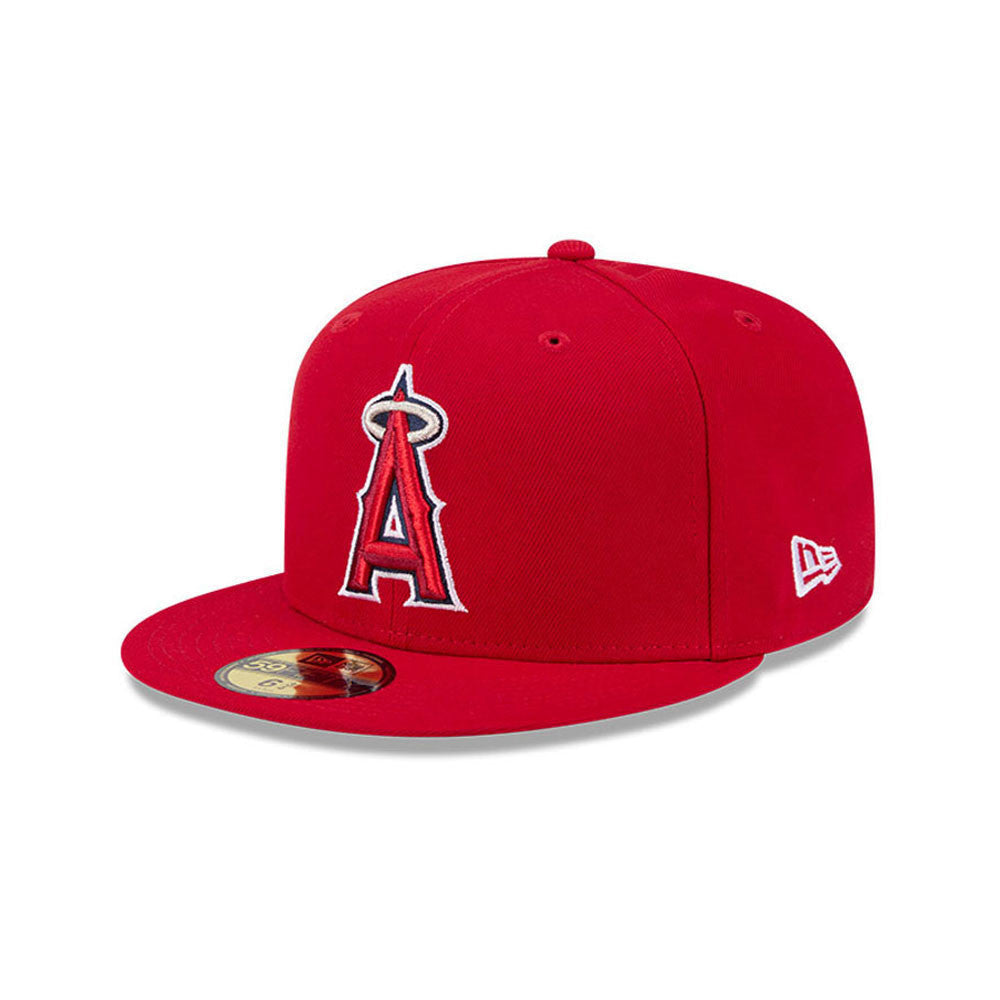 Anaheim Angels MLB Hidden Hit 59FIFTY Fitted New Era Red Official Team Hat Sports Fan Cap Official NFL Team Hat Football Fan Cap