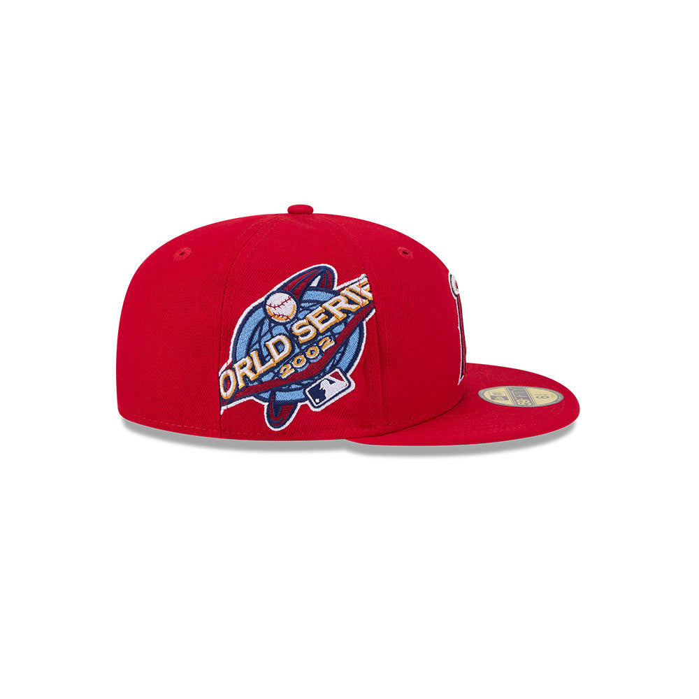 Anaheim Angels MLB Hidden Hit 59FIFTY Fitted New Era Red Official Team Hat Sports Fan Cap Official NFL Team Hat Football Fan Cap