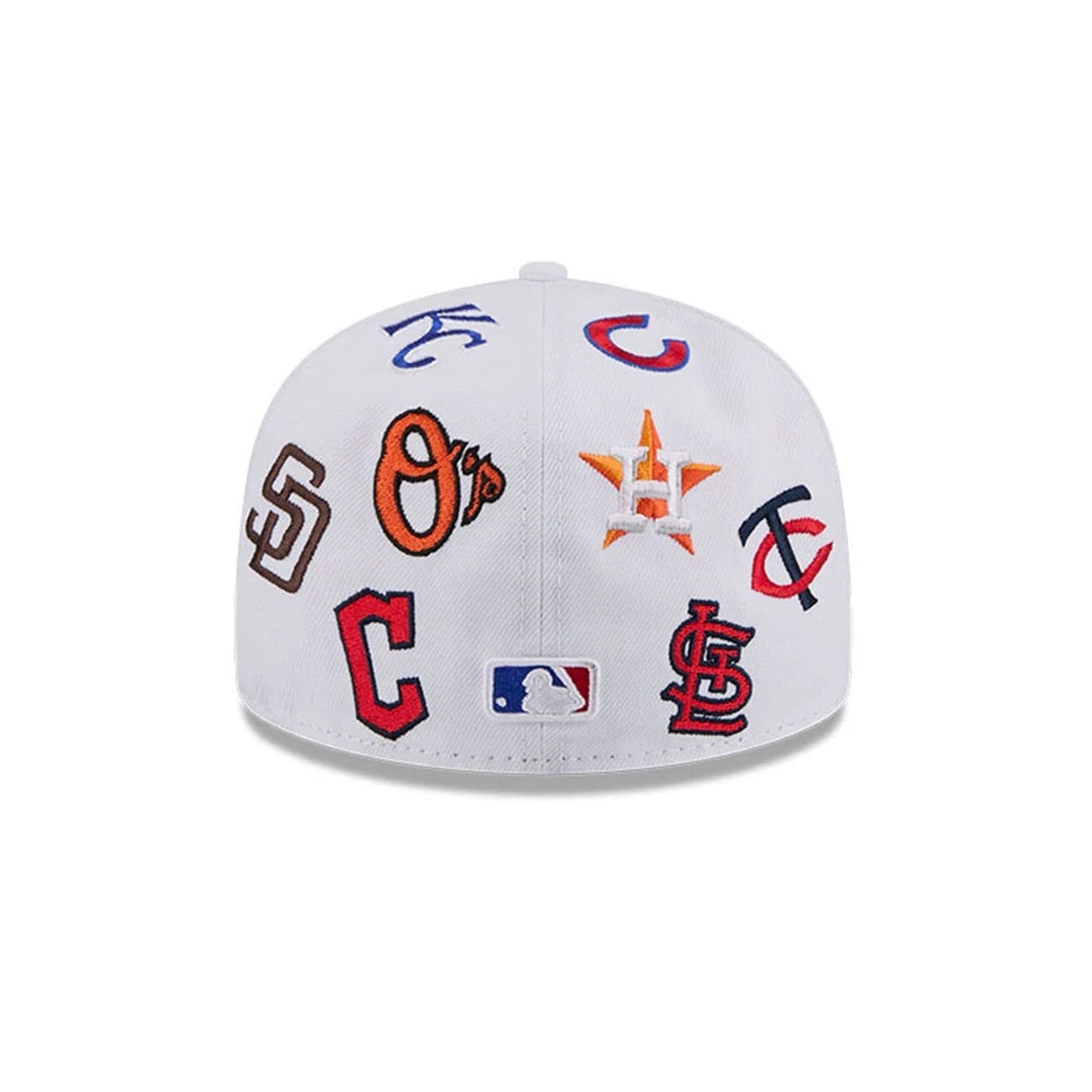 MLB All Over Patch 59FIFTY Fitted New Era White Official Team Hat Sports Fan Cap Official NFL Team Hat Football Fan Cap