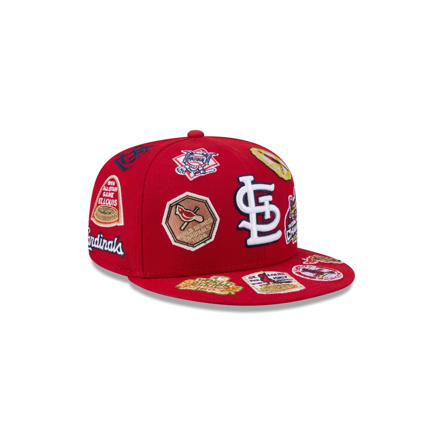 St Louis Cardinals MLB All Over Patch 59FIFTY New Era Official Team Hat Sports Fan Cap Official NFL Team Hat Football Fan Cap