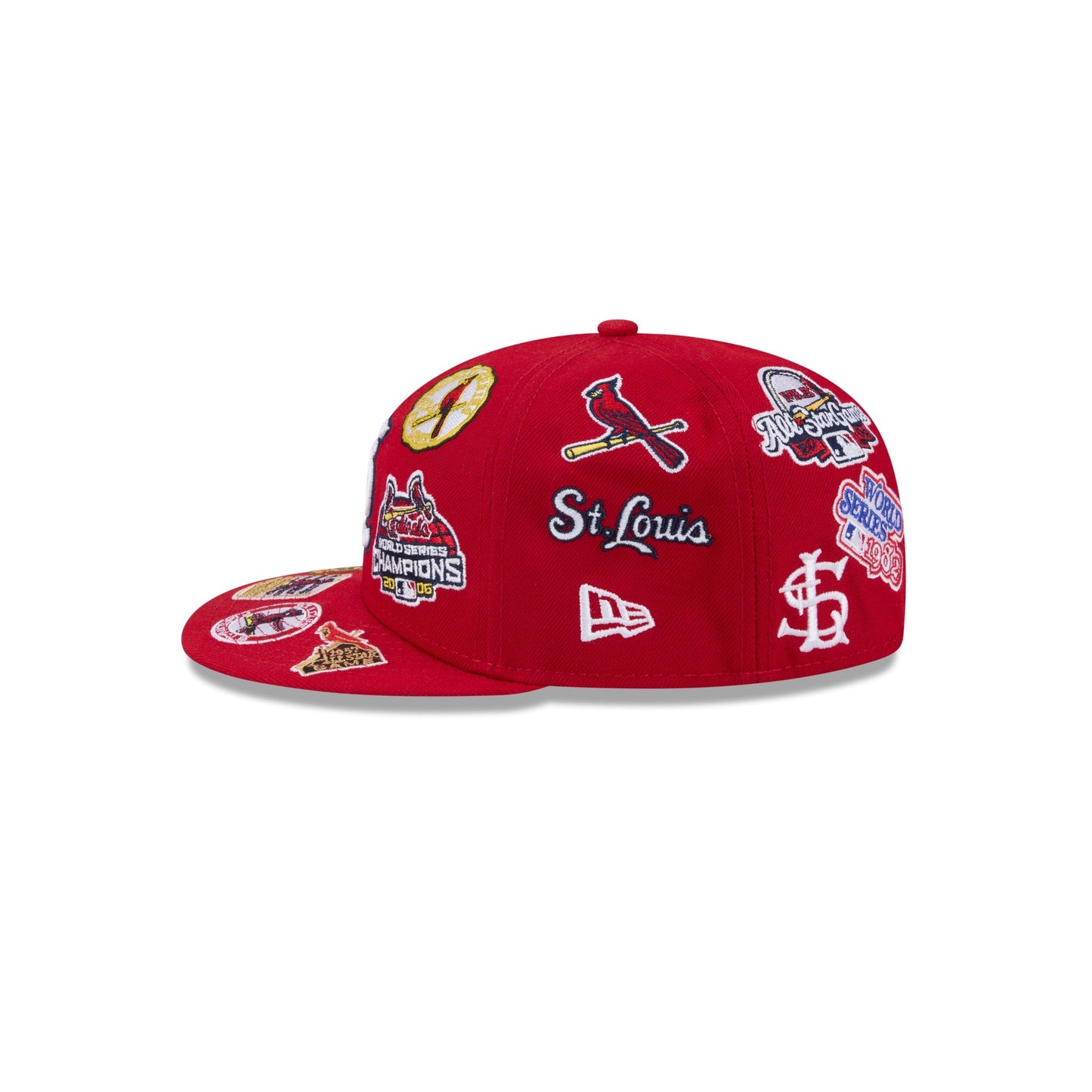 St Louis Cardinals MLB All Over Patch 59FIFTY New Era Official Team Hat Sports Fan Cap Official NFL Team Hat Football Fan Cap