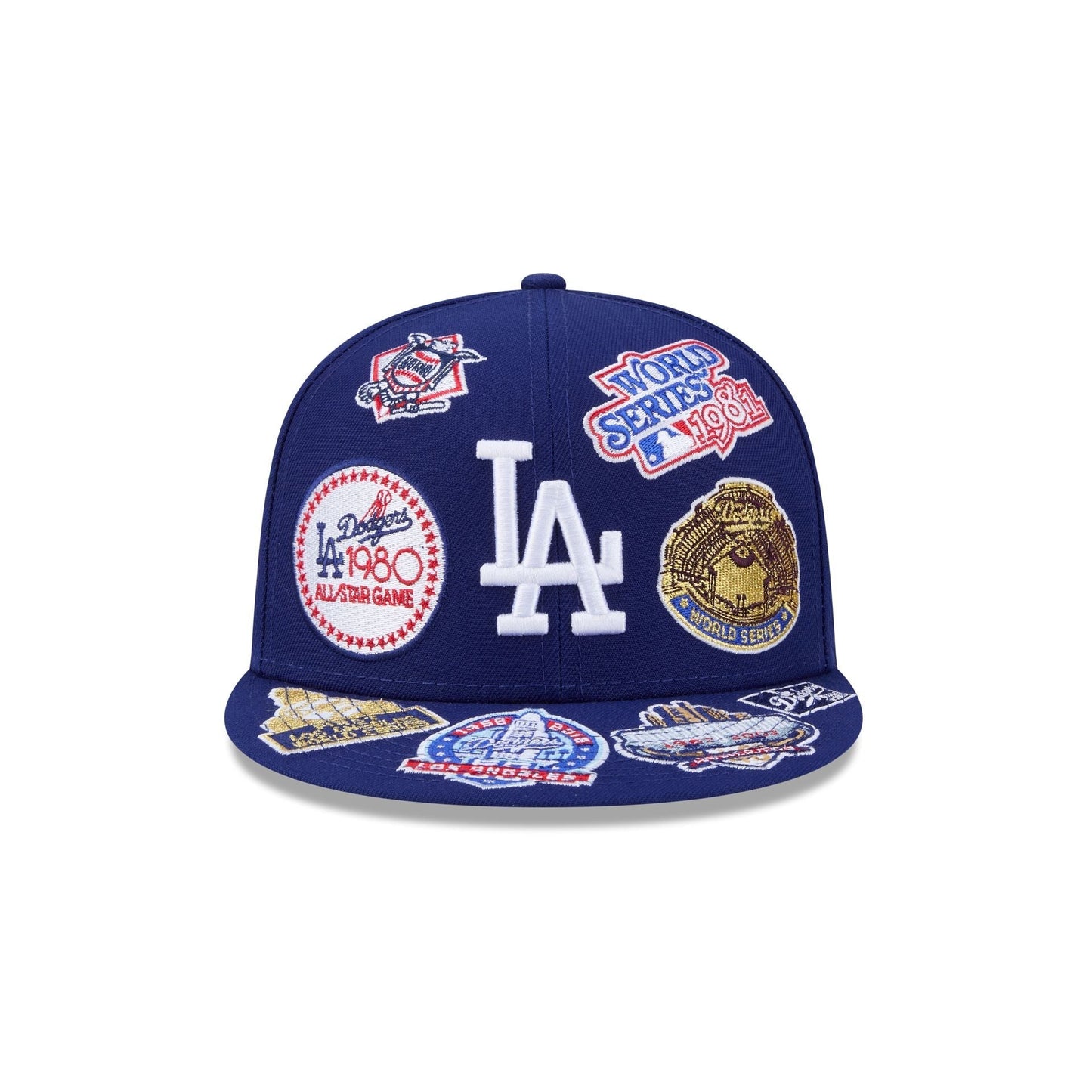 Los Angeles Dodgers MLB All Over Patch 59FIFTY New Era Fitted Official Team Hat Sports Fan Cap Official NFL Team Hat Football Fan Cap
