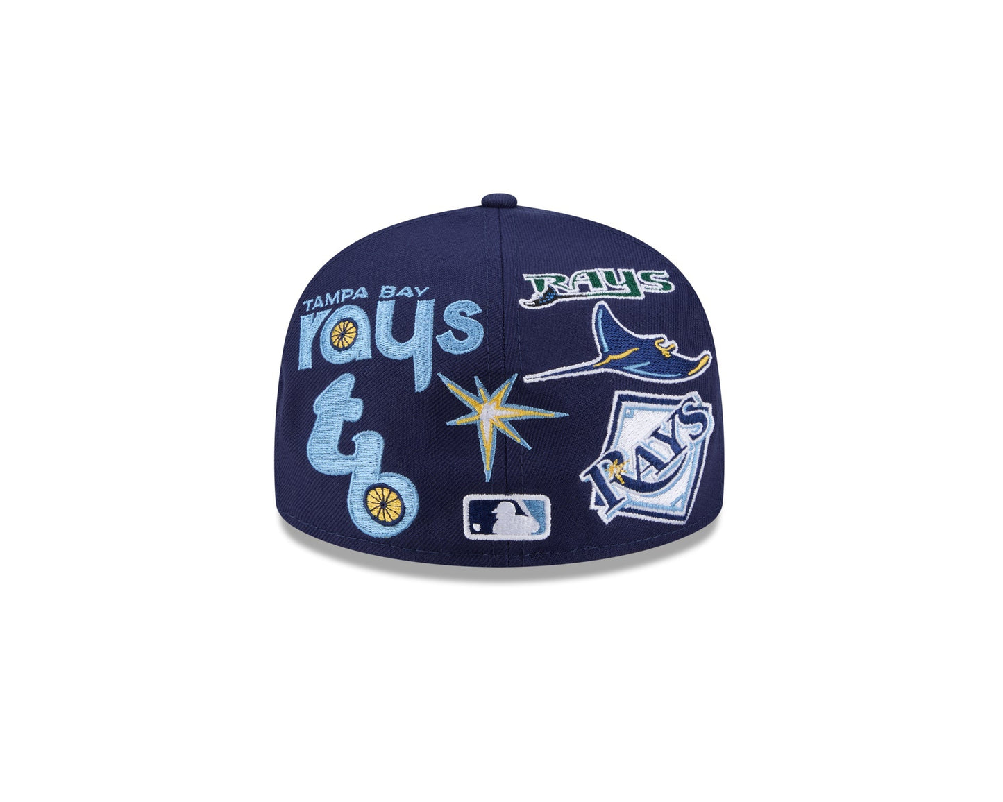 Tampa Bay Rays MLB All Over Patch 59FIFTY Fitted New Era Official Team Hat Sports Fan Cap Official NFL Team Hat Football Fan Cap