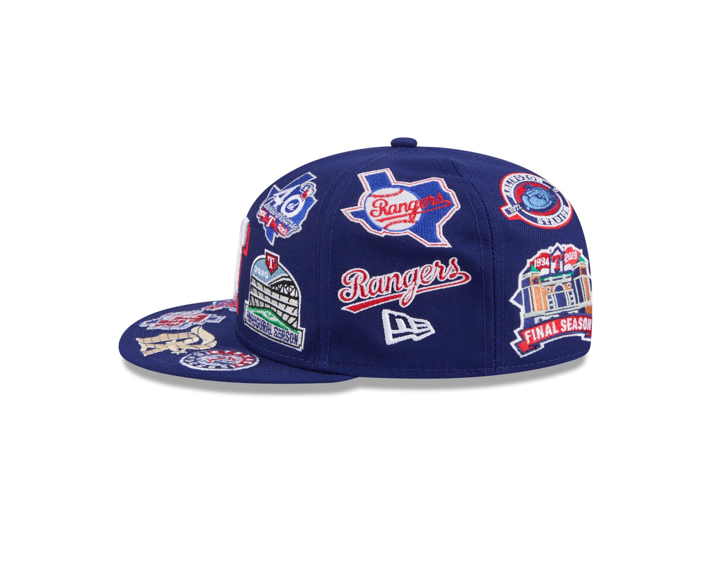 Texas Rangers MLB All Over Patch 59FIFTY Fitted New Era Official Team Hat Sports Fan Cap Official NFL Team Hat Football Fan Cap