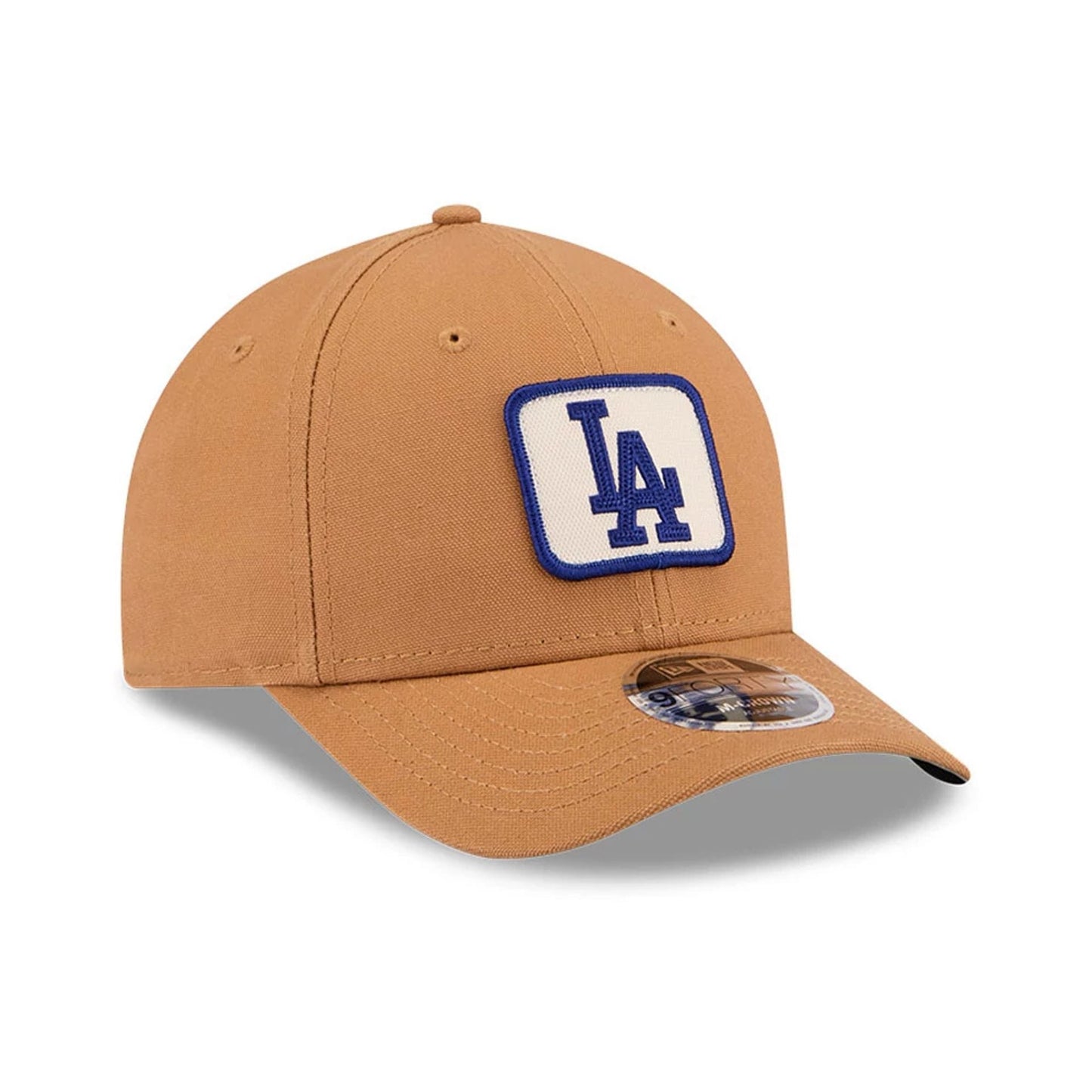 Los Angeles Dodgers MLB Team Choice 9FORTY M-Crown Strapback New Era Brown Official Team Hat Sports Fan Cap Official NFL Team Hat Football Fan Cap