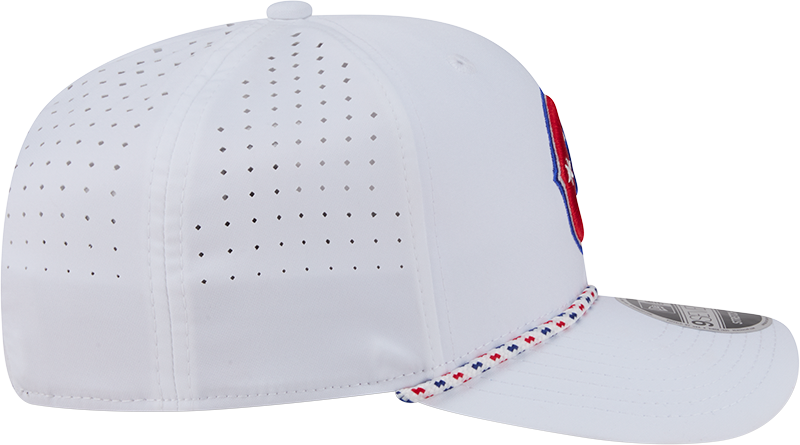Chicago Cubs New Era 2nd Alternate White Sport Rope 9SEVENTY Stretch Snap Adjustable Hat Official Team Hat Sports Fan Cap Official NFL Team Hat Football Fan Cap