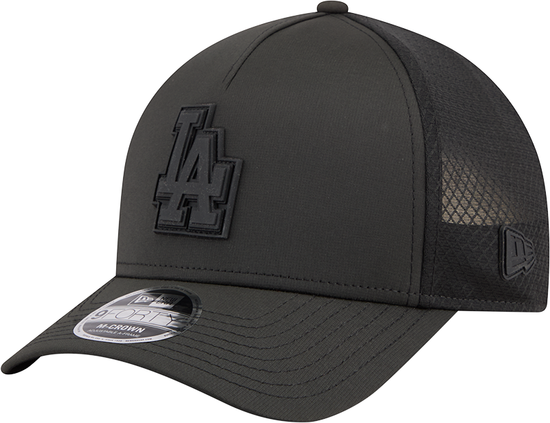 Los Angeles Dodgers New Era Badged 9FORTY M-Crown Adjustable Hat-Black Official Team Hat Sports Fan Cap Official NFL Team Hat Football Fan Cap