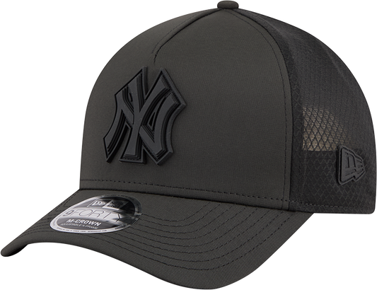 New York Yankees New Era Badged 9FORTY M-Crown Adjustable Hat-Black Official Team Hat Sports Fan Cap Official NFL Team Hat Football Fan Cap