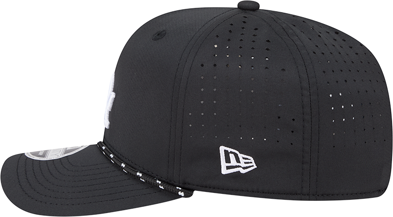 Men's Los Angeles Dodgers New Era Black Performance 9SEVENTY Sport Adjustable Hat Official Team Hat Sports Fan Cap Official NFL Team Hat Football Fan Cap