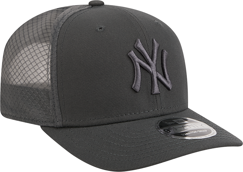 Men's New York Yankees New Era Grey Color Pack 9SEVENTY Trucker Adjustable Hat Official Team Hat Sports Fan Cap Official NFL Team Hat Football Fan Cap