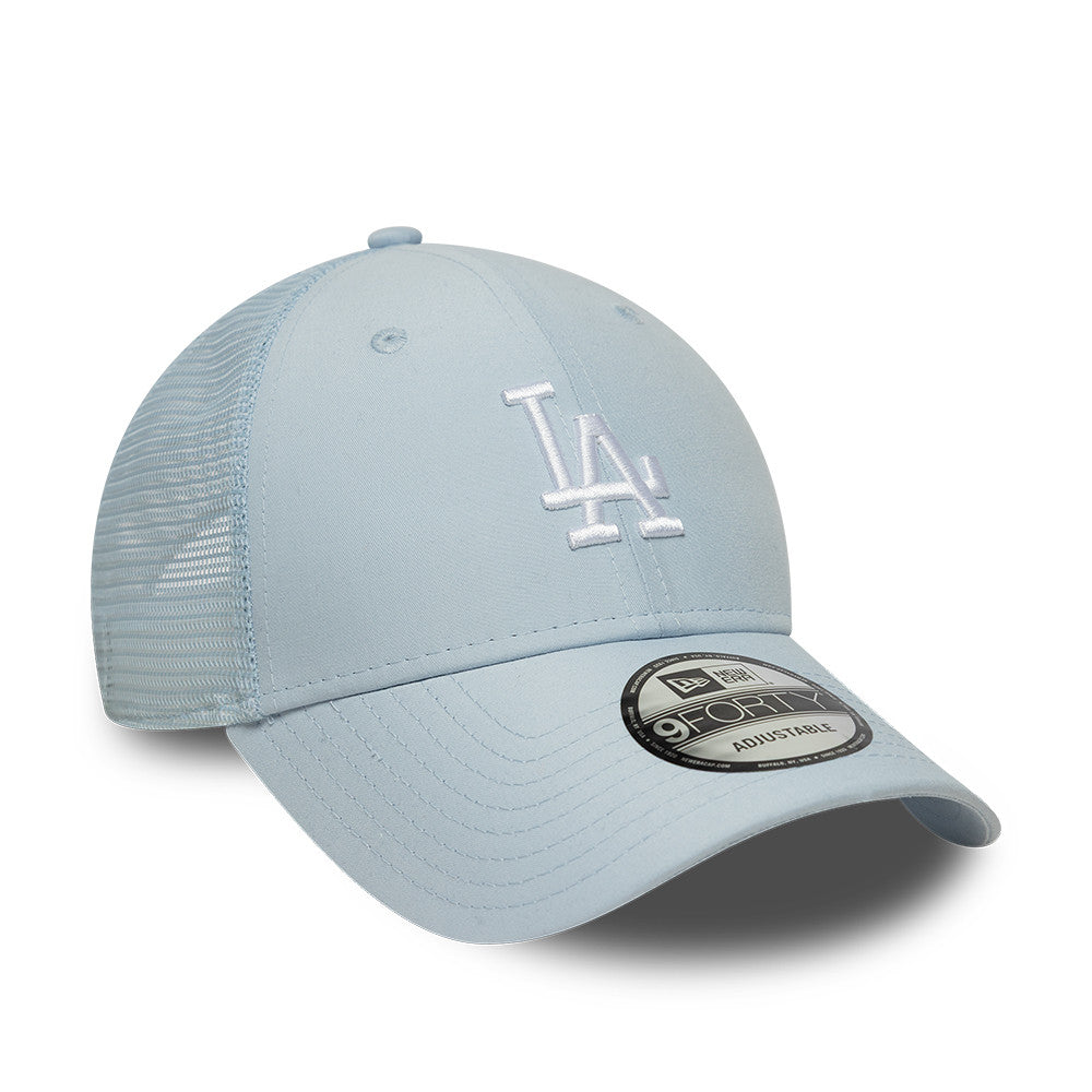 Los Angeles Dodgers MLB Homefield 9FORTY Snapback Trucker Light Blue Official Team Hat Sports Fan Cap Official NFL Team Hat Football Fan Cap