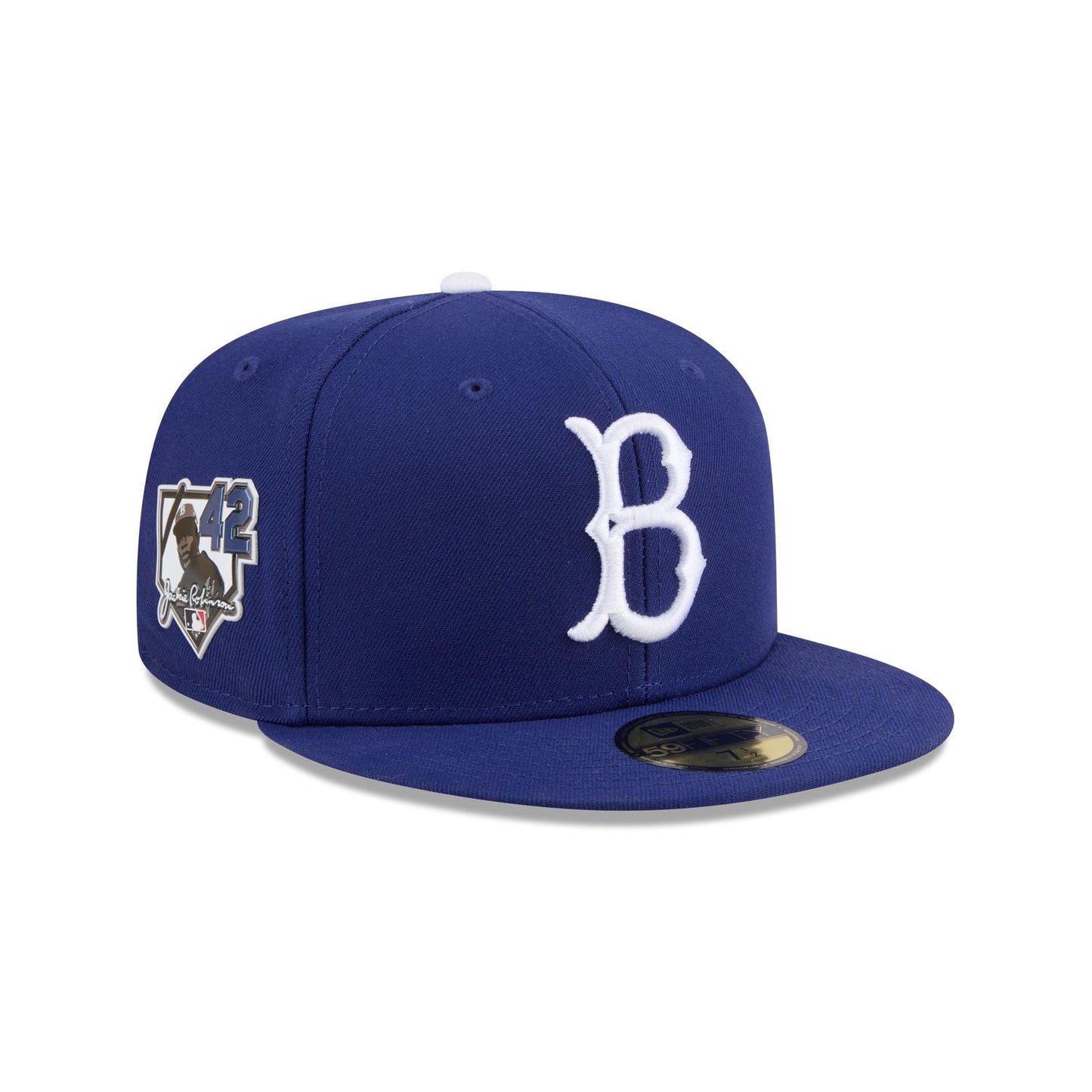 Brooklyn Dodgers Jackie Robinson Day 2026 MLB 59FIFTY New Era Blue Official Team Hat Sports Fan Cap Official NFL Team Hat Football Fan Cap
