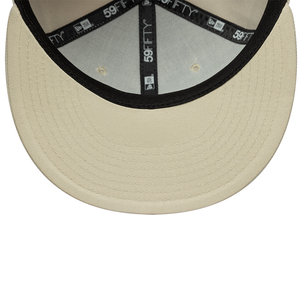 New York Yankees MLB City Icon 59FIFTY Fitted New Era Stone/Blue Official Team Hat Sports Fan Cap Official NFL Team Hat Football Fan Cap