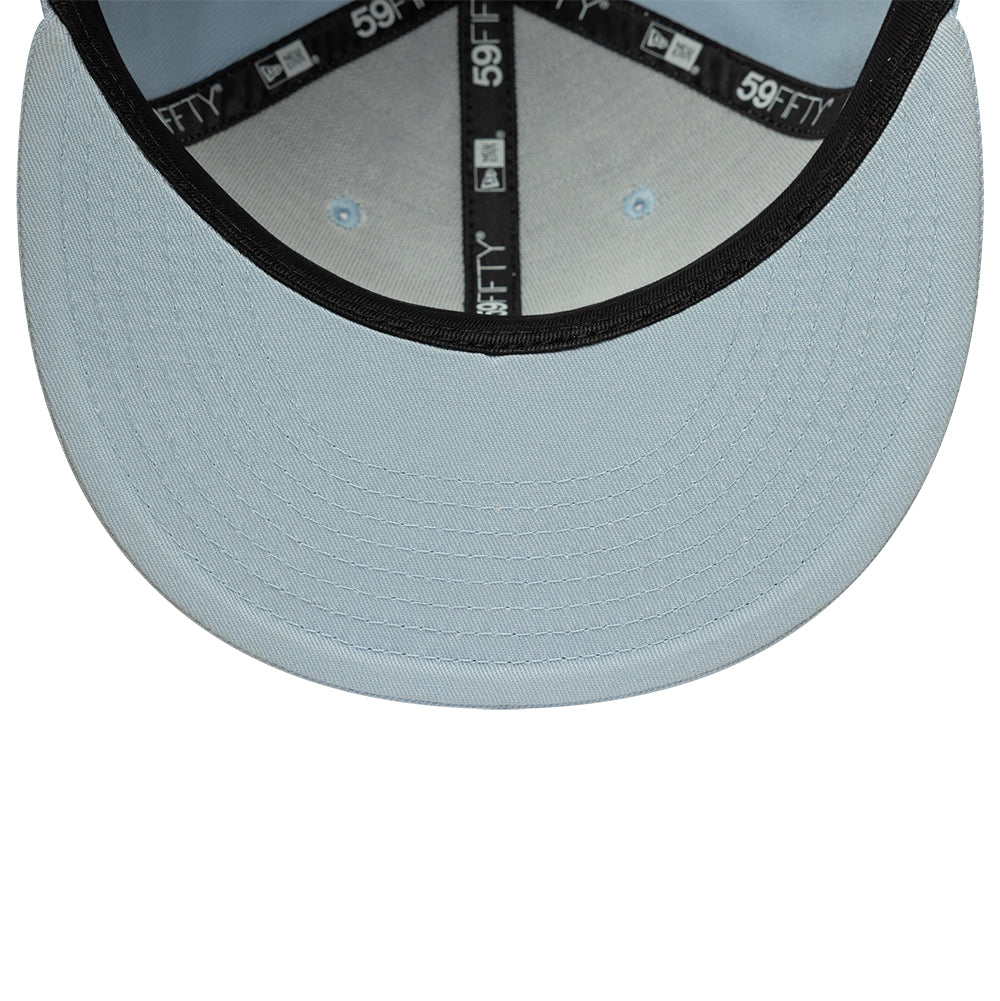 Los Angeles Dodgers MLB City Icon 59FIFTY Fitted New Era Sky Blue Official Team Hat Sports Fan Cap Official NFL Team Hat Football Fan Cap