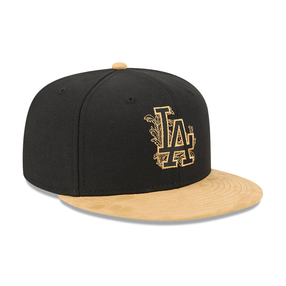 Los Angeles Dodgers MLB 5950Day New Era Black/Gold Official Team Hat Sports Fan Cap Official NFL Team Hat Football Fan Cap
