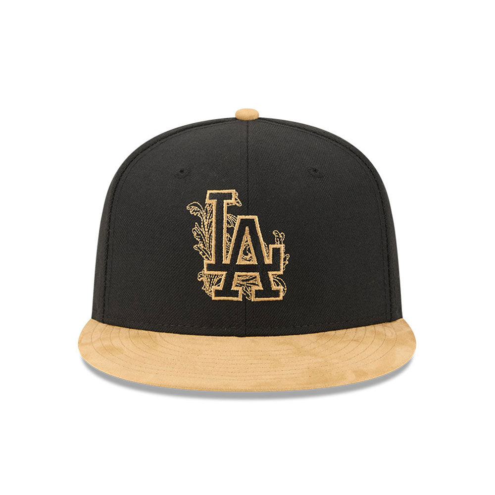 Los Angeles Dodgers MLB 5950Day New Era Black/Gold Official Team Hat Sports Fan Cap Official NFL Team Hat Football Fan Cap