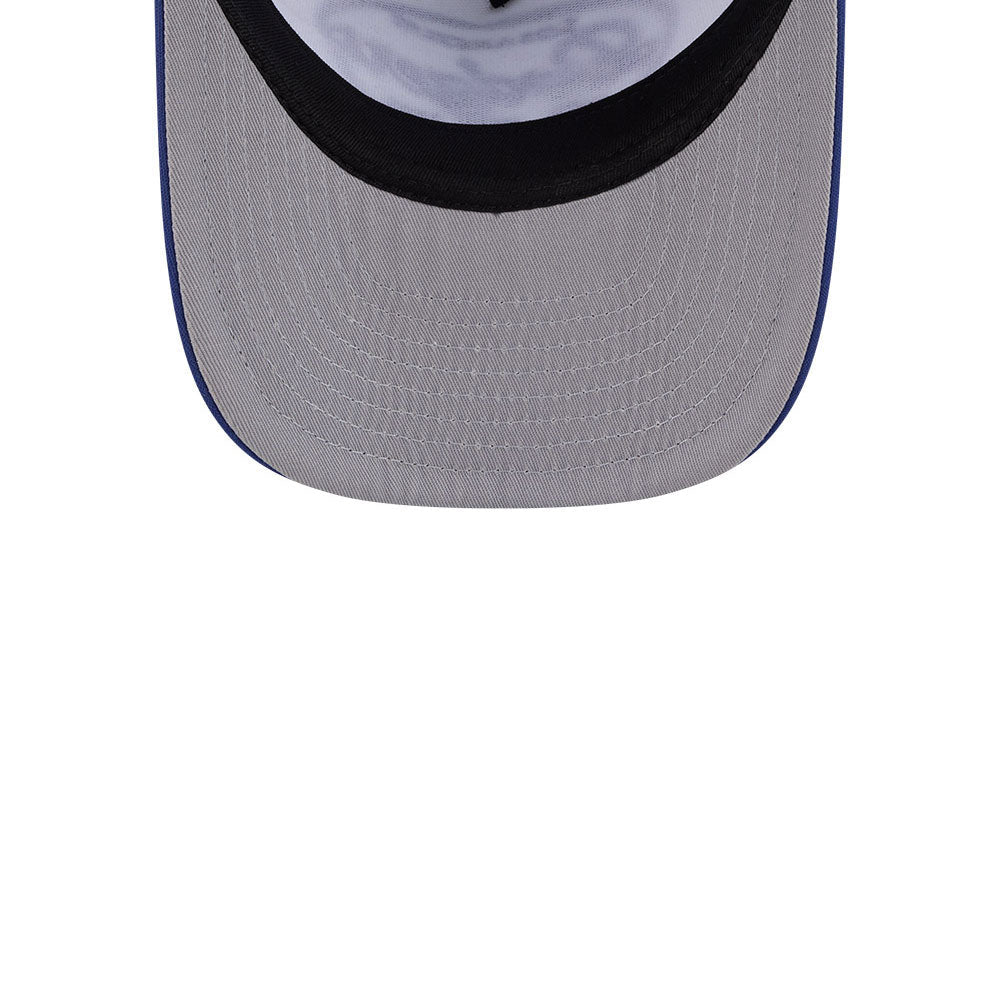 Los Angeles Dodgers MLB 5950 Day Fitted Trucker A-Frame New Era White/Blue Official Team Hat Sports Fan Cap Official NFL Team Hat Football Fan Cap