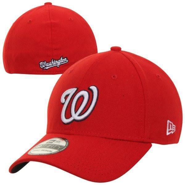 New Era Washington Nationals Team Classic 39THIRTY Flex Cap Official Team Hat Sports Fan Cap Official NFL Team Hat Football Fan Cap