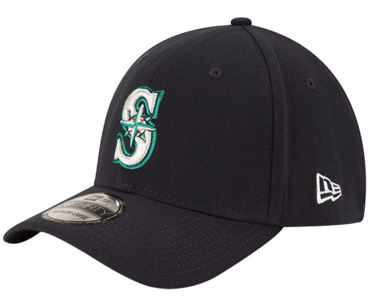 New Era Men's Seattle Mariners 39Thirty Classic Navy Stretch Fit Hat Official Team Hat Sports Fan Cap Official NFL Team Hat Football Fan Cap