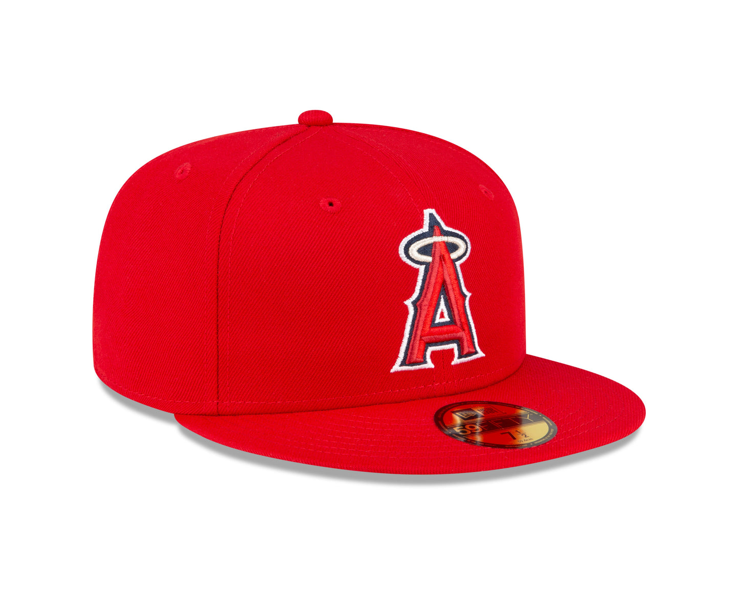 Men's Anaheim Angels New Era Red Game Authentic Collection On-Field 59FIFTY Fitted Hat Official Team Hat Sports Fan Cap Official NFL Team Hat Football Fan Cap