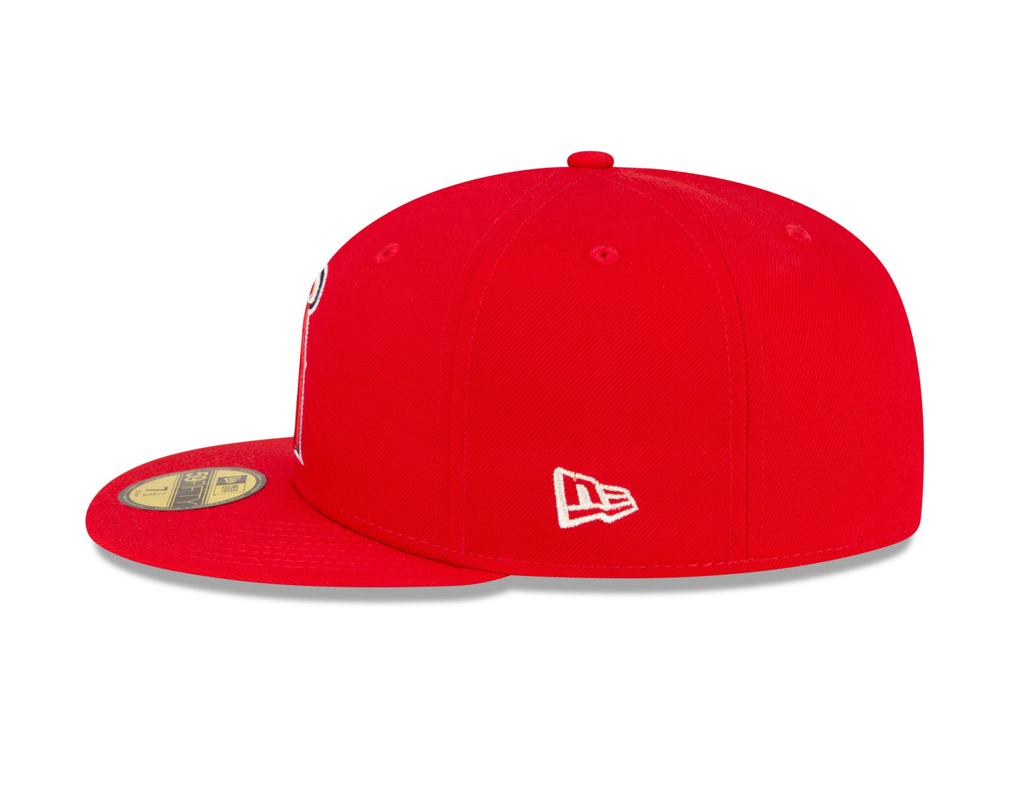 Men's Anaheim Angels New Era Red Game Authentic Collection On-Field 59FIFTY Fitted Hat Official Team Hat Sports Fan Cap Official NFL Team Hat Football Fan Cap
