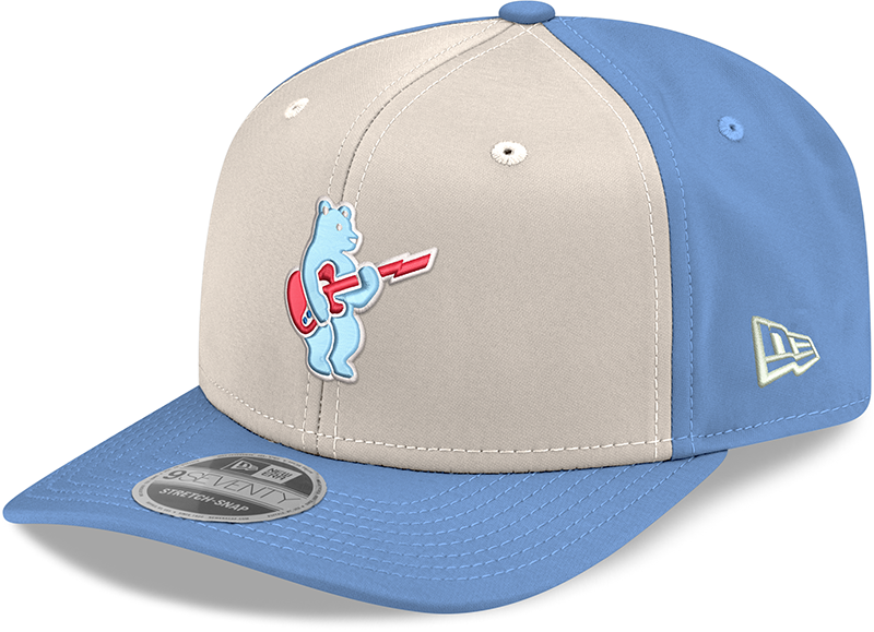 Chicago Cubs New Era Guitar Bear Sweet Home Chicago Alternate 2 Sky Blue 9SEVENTY Trucker Hat Official Team Hat Sports Fan Cap Official NFL Team Hat Football Fan Cap