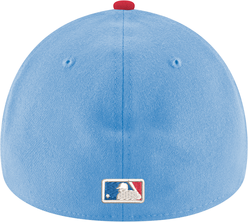 Chicago Cubs 2nd Alternate Sky Blue/Royal New Era 39THIRTY Flex Hat Official Team Hat Sports Fan Cap Official NFL Team Hat Football Fan Cap