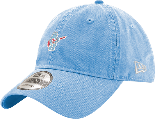 Chicago Cubs New Era Sky Blue Alternate Guitar Bear 9TWENTY Adjustable Hat Official Team Hat Sports Fan Cap Official NFL Team Hat Football Fan Cap