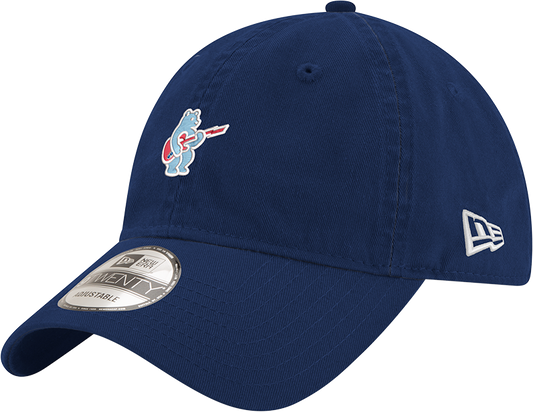 Chicago Cubs New Era Navy Blue Alternate Guitar Bear 9TWENTY Adjustable Hat Official Team Hat Sports Fan Cap Official NFL Team Hat Football Fan Cap