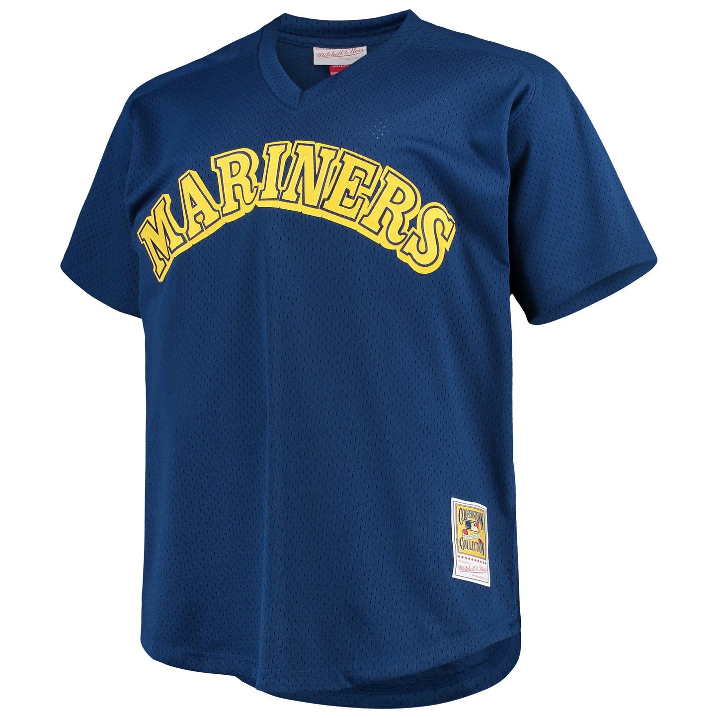 Men's Seattle Mariners Ken Griffey Jr. 1991 Mitchell & Ness Royal Blue Cooperstown Collection Mesh Batting Practice Jersey Official Team Jersey Sports Fan Apparel Official NFL Team Jersey Football Fan Apparel