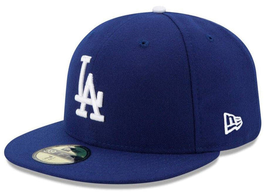 Men's Los Angeles Dodgers New Era Royal Authentic Collection On Field 59FIFTY Performance Fitted Hat Official Team Hat Sports Fan Cap Official NFL Team Hat Football Fan Cap