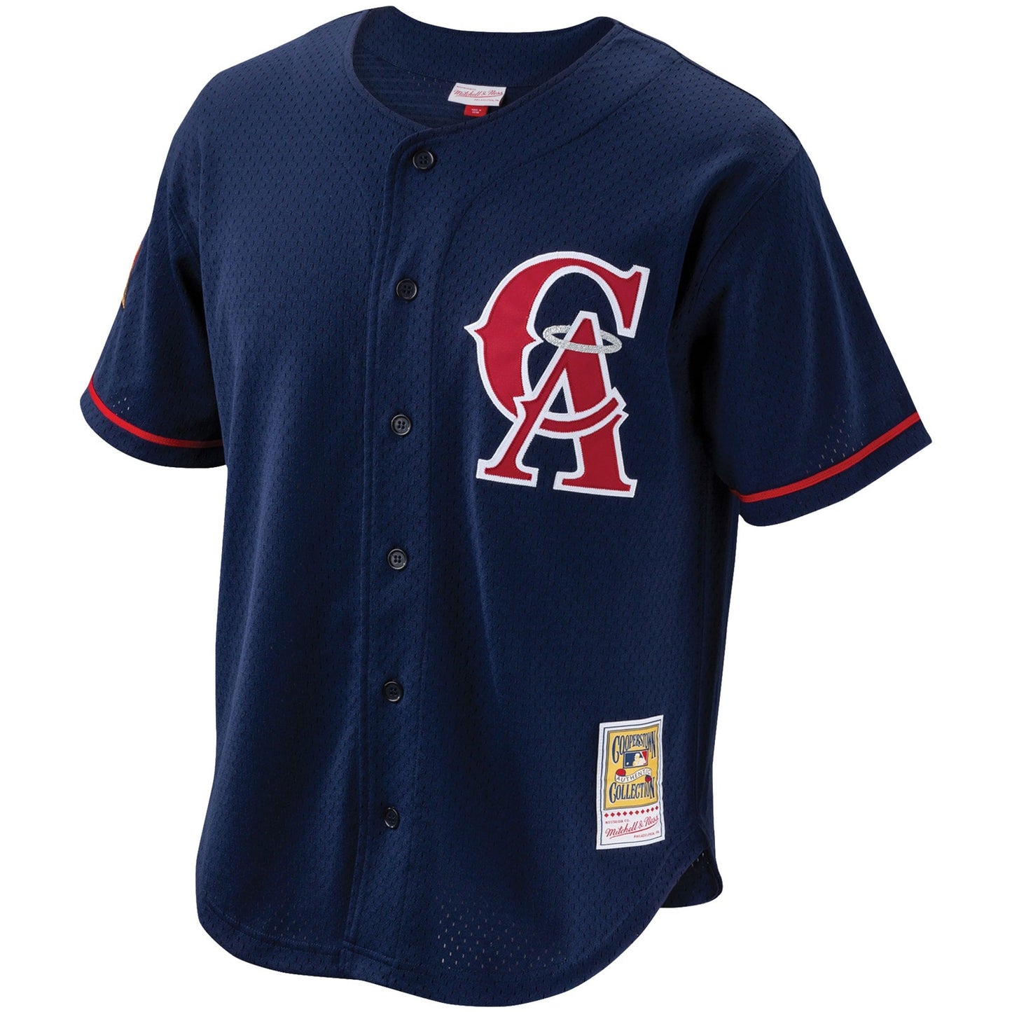 Men's Bo Jackson California Angels Mitchell & Ness Cooperstown Collection Authentic Batting Practice Jersey - Navy Official Team Jersey Sports Fan Apparel Official NFL Team Jersey Football Fan Apparel