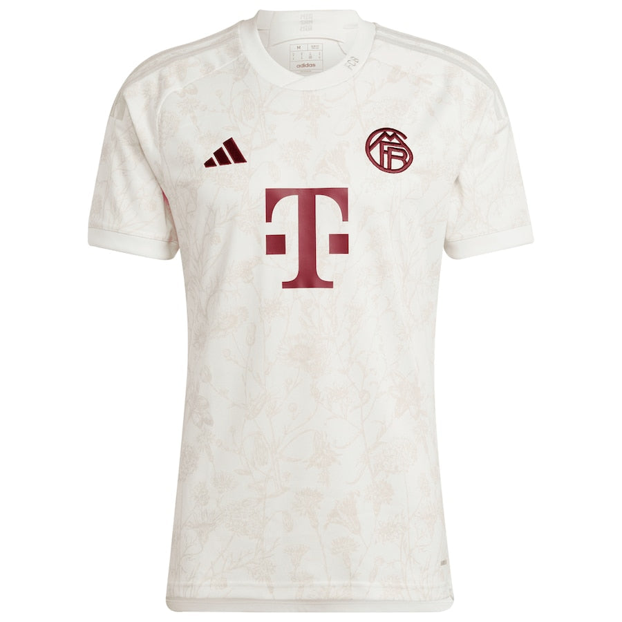 Harry Kane Bayern Munich adidas 2023 24 Third Player Jersey - White Official Team Jersey Sports Fan Apparel